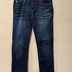 Dear John Blue Straight Leg Jeans with Classic Indigo Color